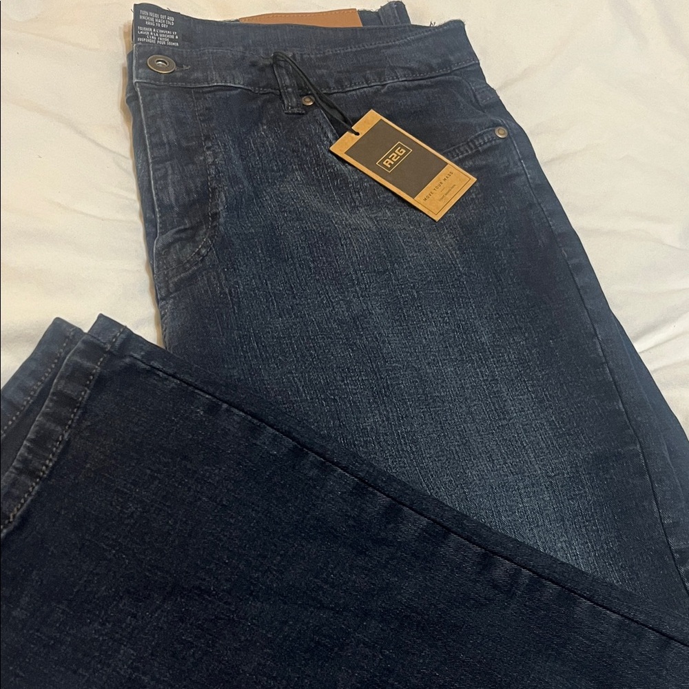 Men's Dark Blue Stretch Jeans -A2G